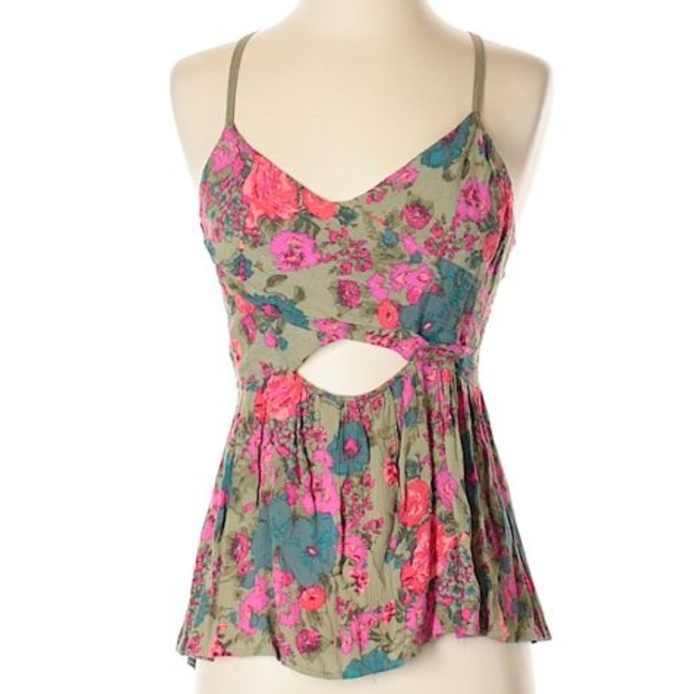 Free People 🌸 Floral Top